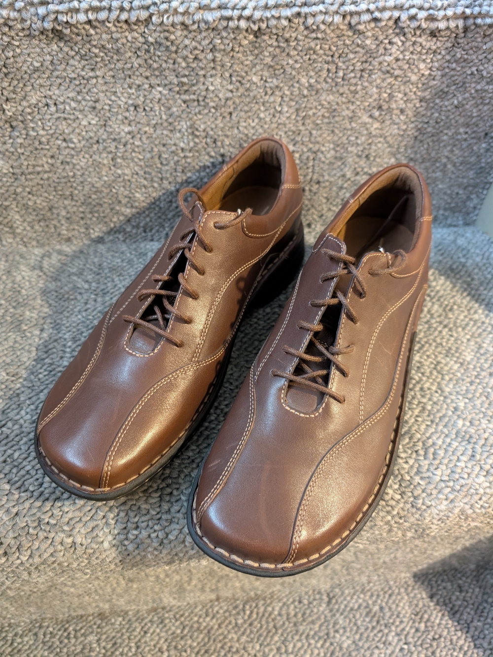 Rockport Women's Leather Lace-Up Shoes Size 9